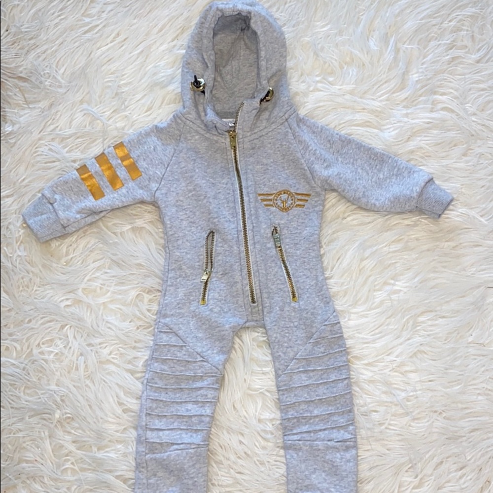 Line Biagio 4-8 months infant Aviation jumpsuit